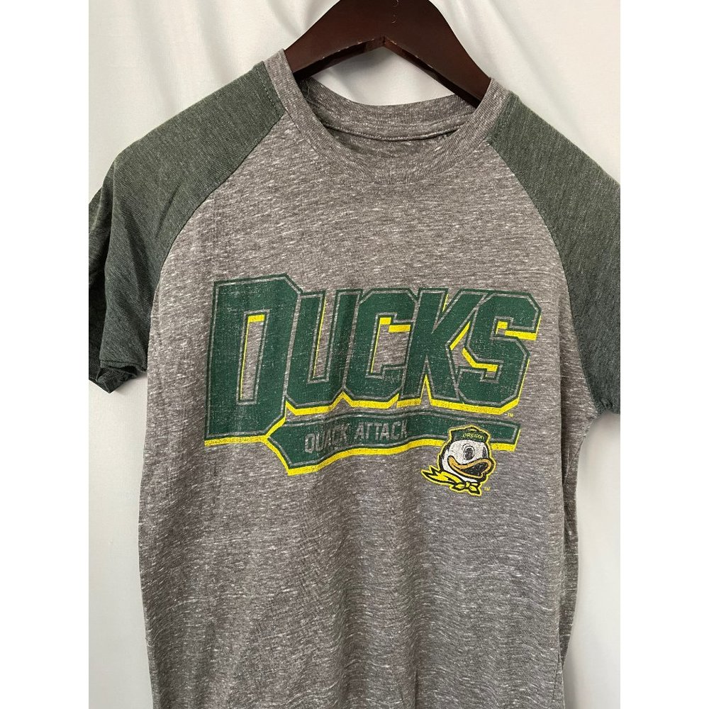 Knights Apparel Gray/Green/Yellow Ducks Quack Attack Short Sleeve Tee - Picture 5 of 9